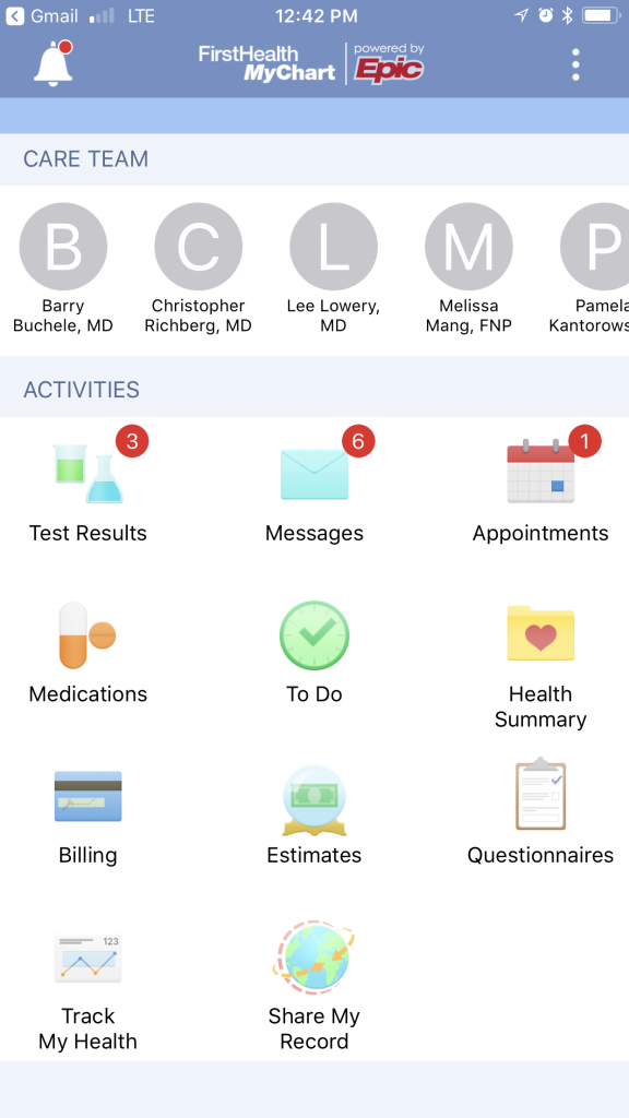 First Health My Chart