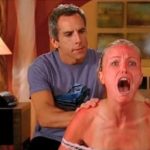 Woman screaming from sunburn