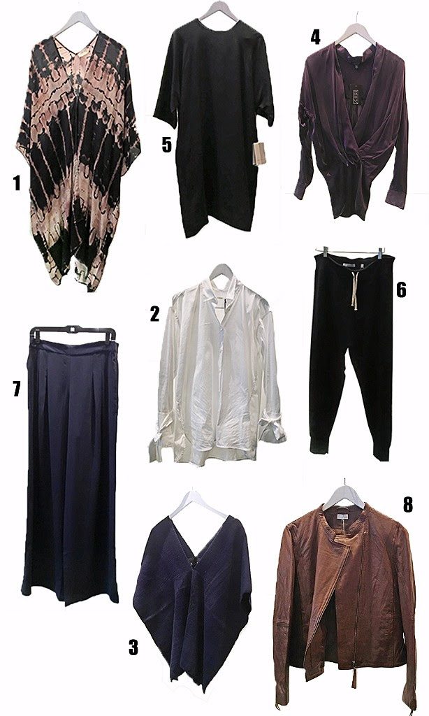 8 items of clothing