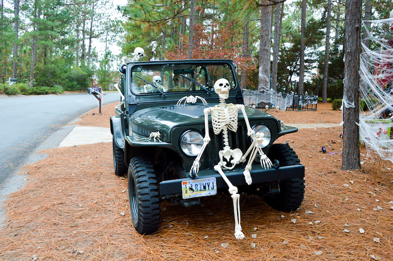 Here's the Deal With the Skeleton Jeep in Southern Pines : The Sway