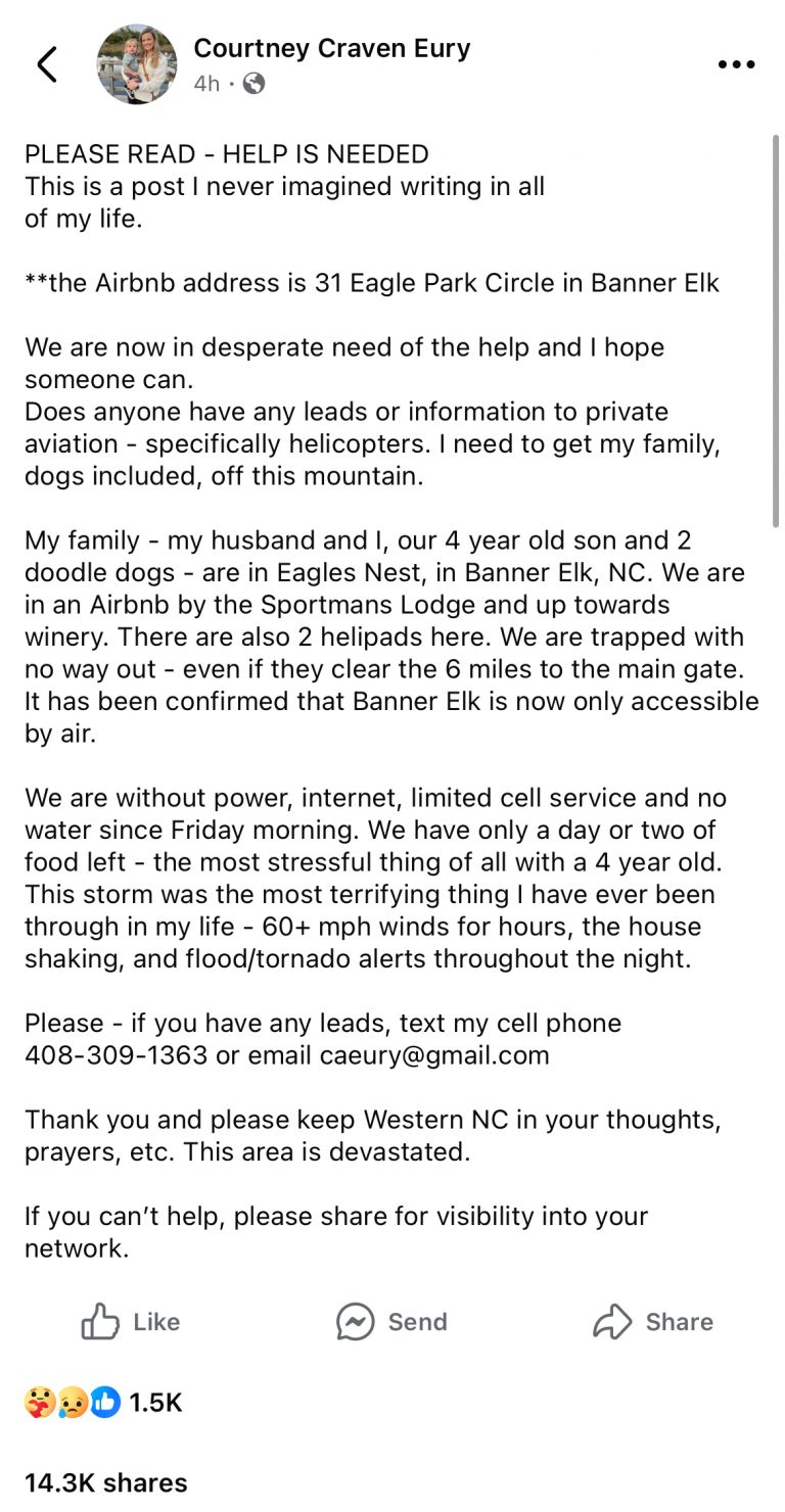 Moore Residents Mobilize to Help NC Mountains The Sway